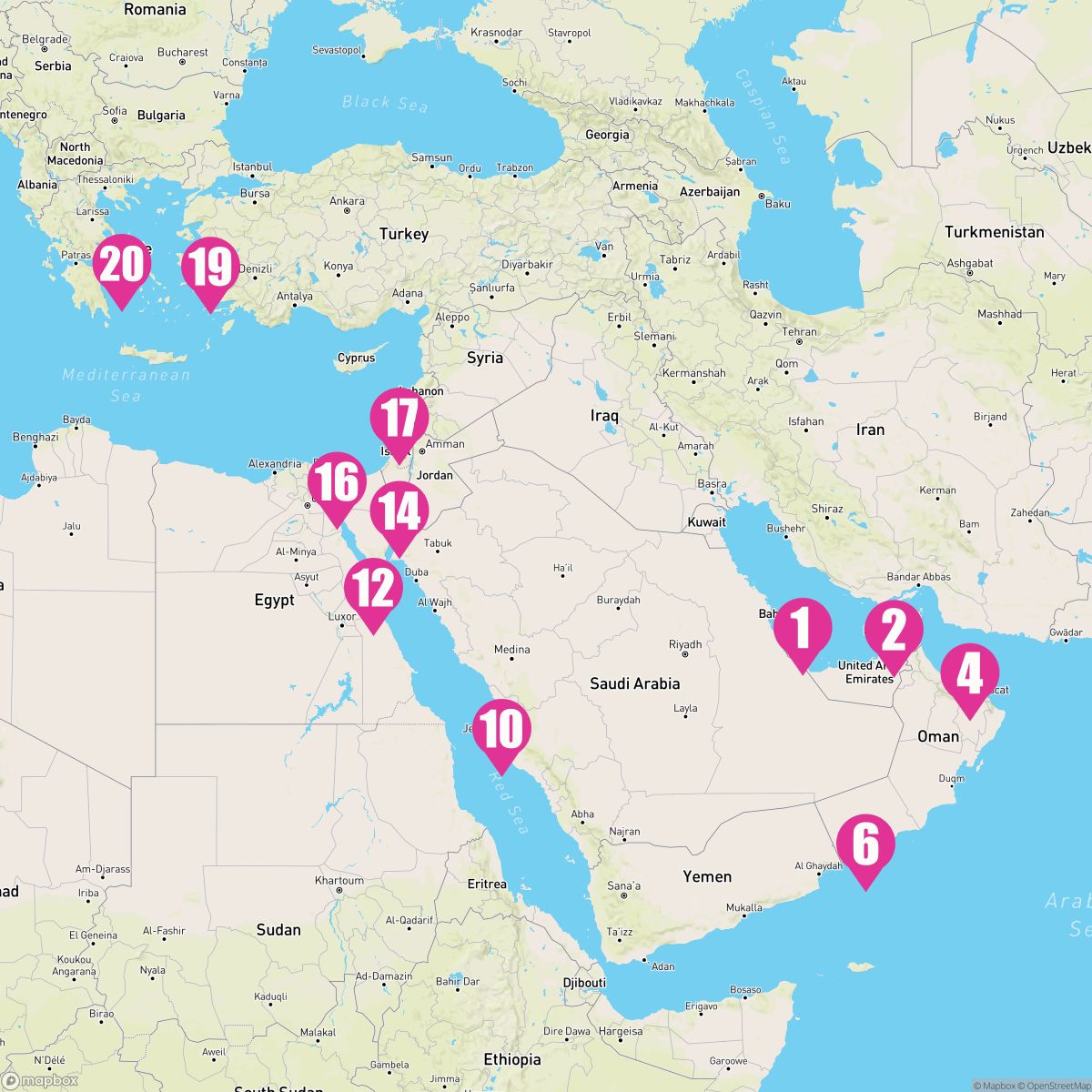 19 Night Arabian Nights & Egyptian Shores (Doha To Athens)
