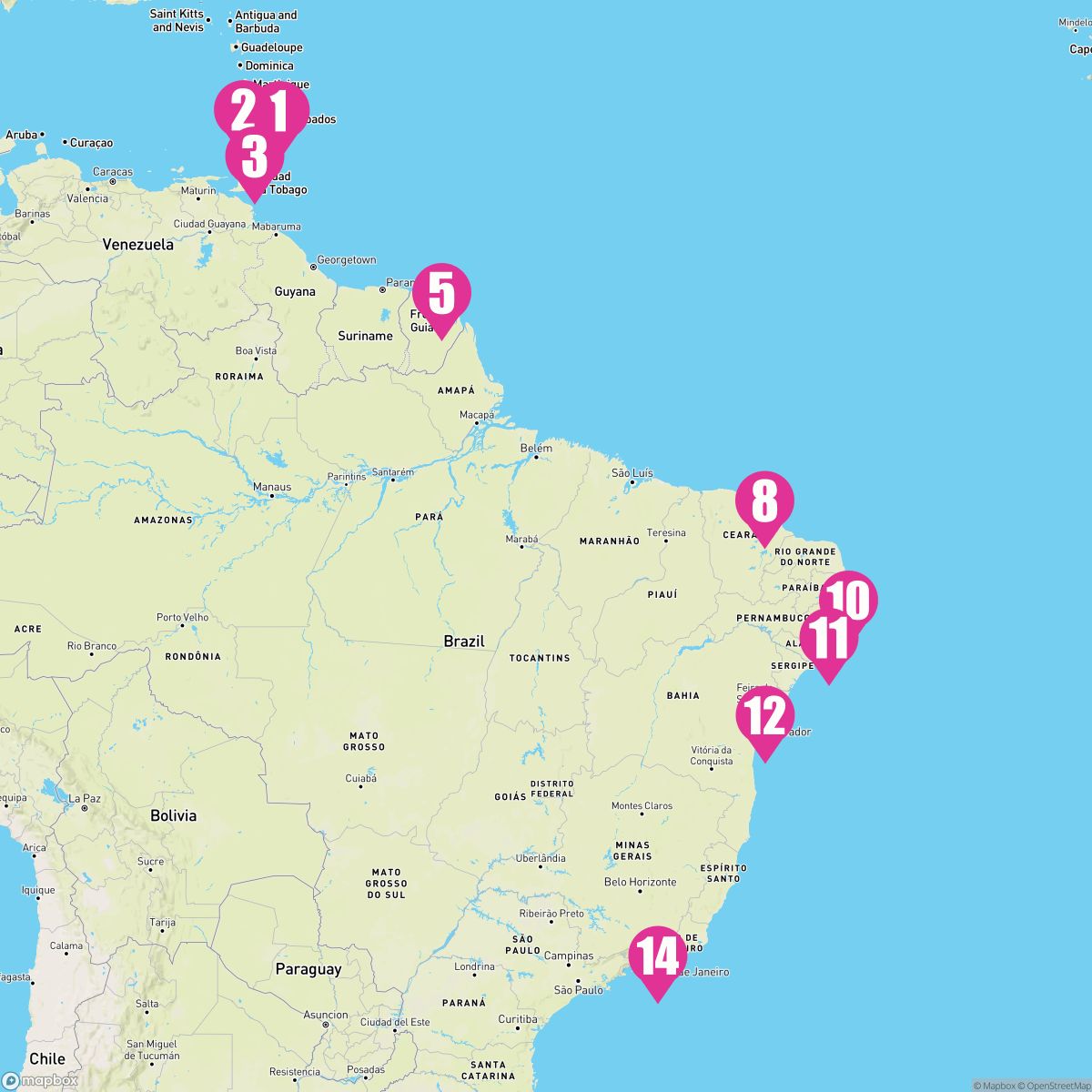 14 Night Season Of Samba (Bridgetown To Rio De Janeiro)