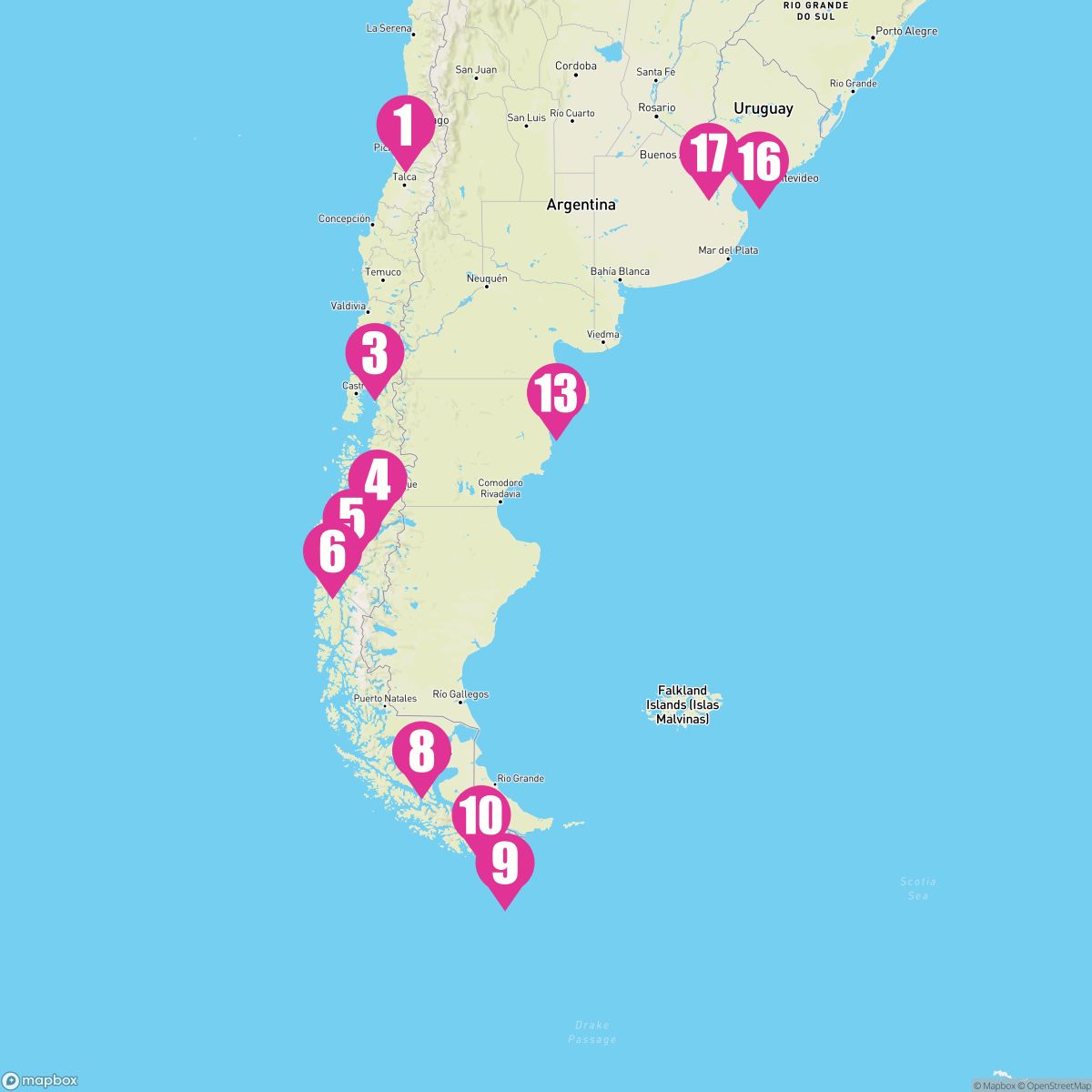 16 Night Edge Of The World Expedition (San Antonio To Buenos Aires)