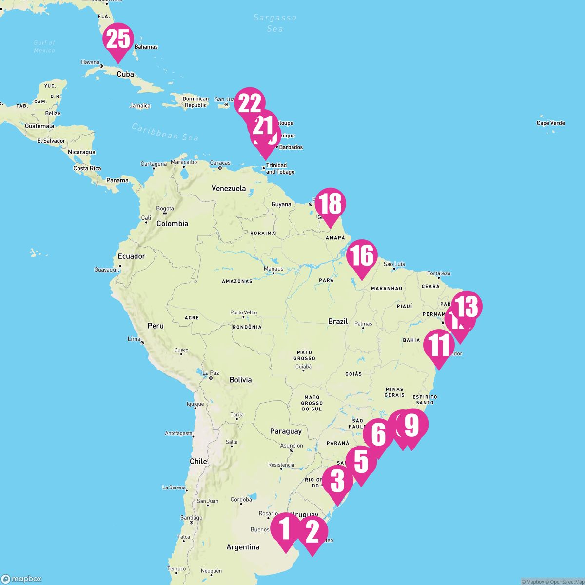 24 Night The Colors Of Carnival (Buenos Aires To Miami)