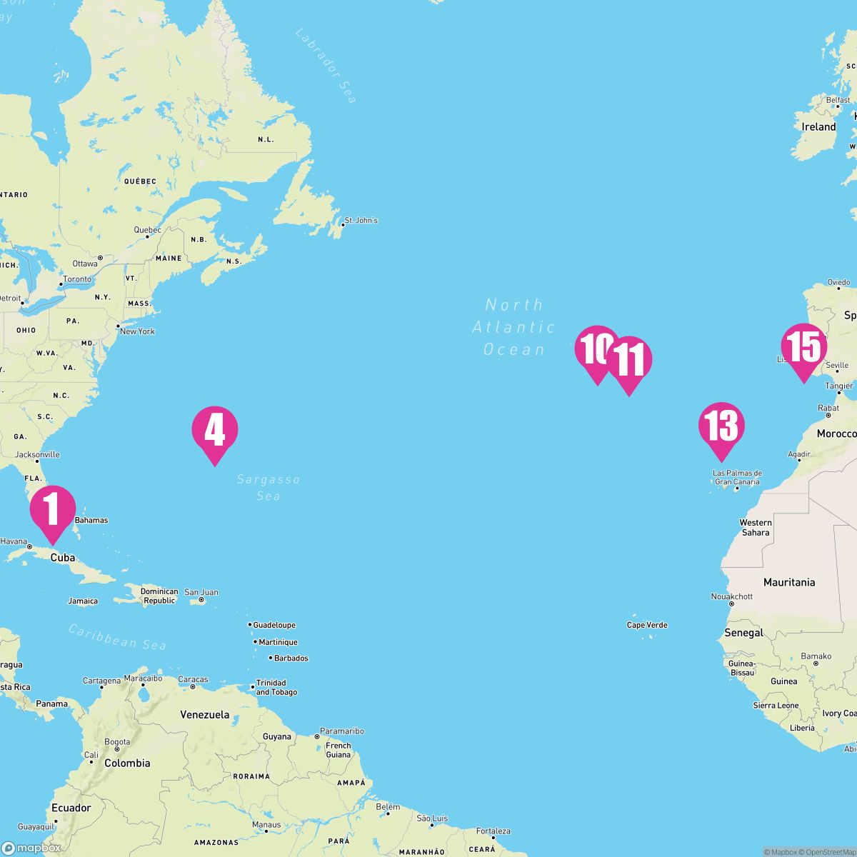 14 Night Blue Horizons (Miami To Lisbon)