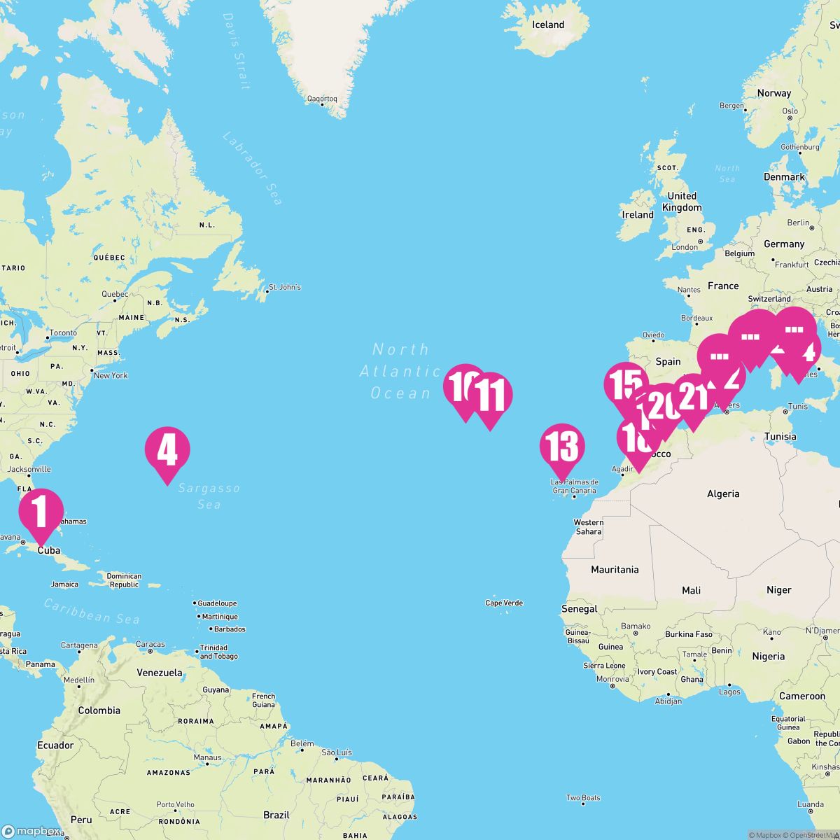 28 Night Splendor Across The Seas (Miami To Barcelona)