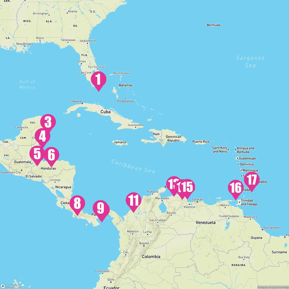 16 Night Southern Caribbean Beauty (Miami To Bridgetown)