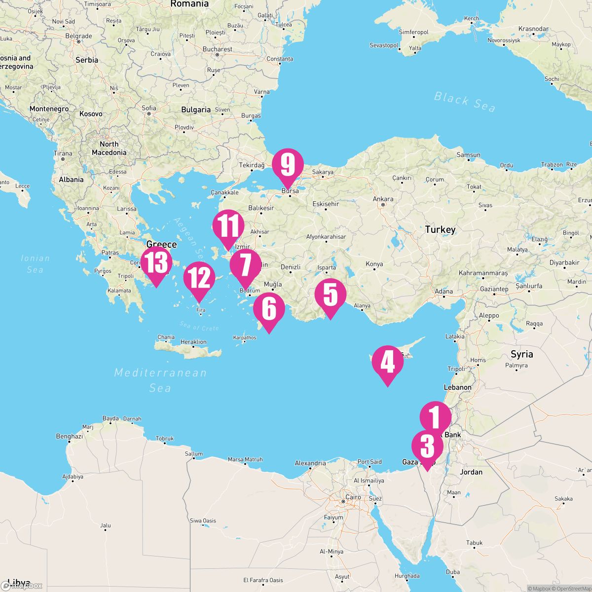 12 Night Myths & Heroes (Barcelona To Athens)