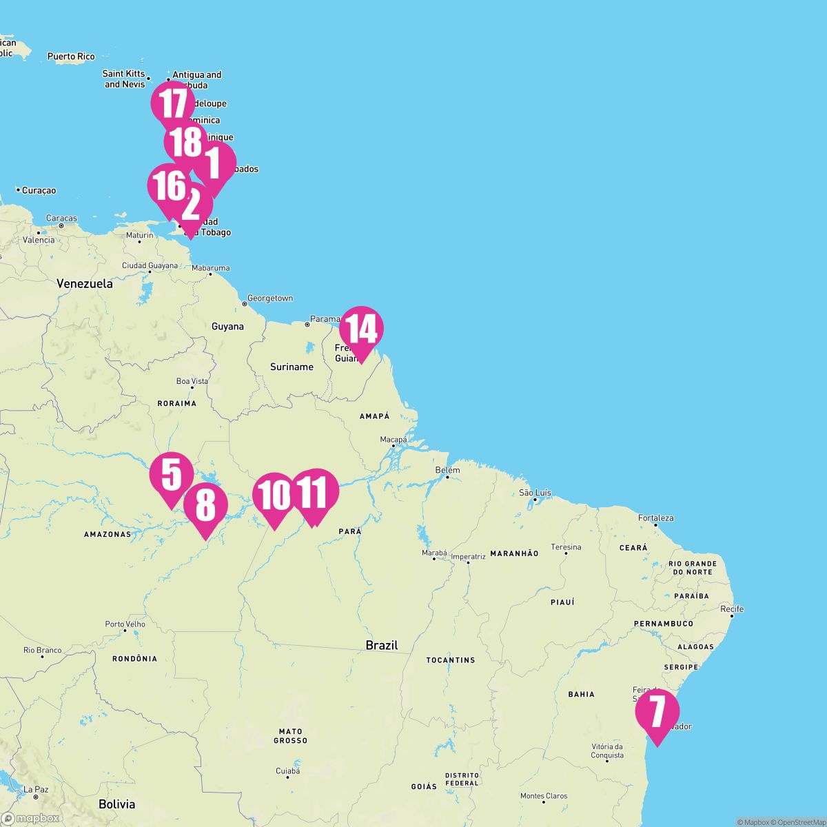18 Night Amazon Trailblazer (Bridgetown Roundtrip)