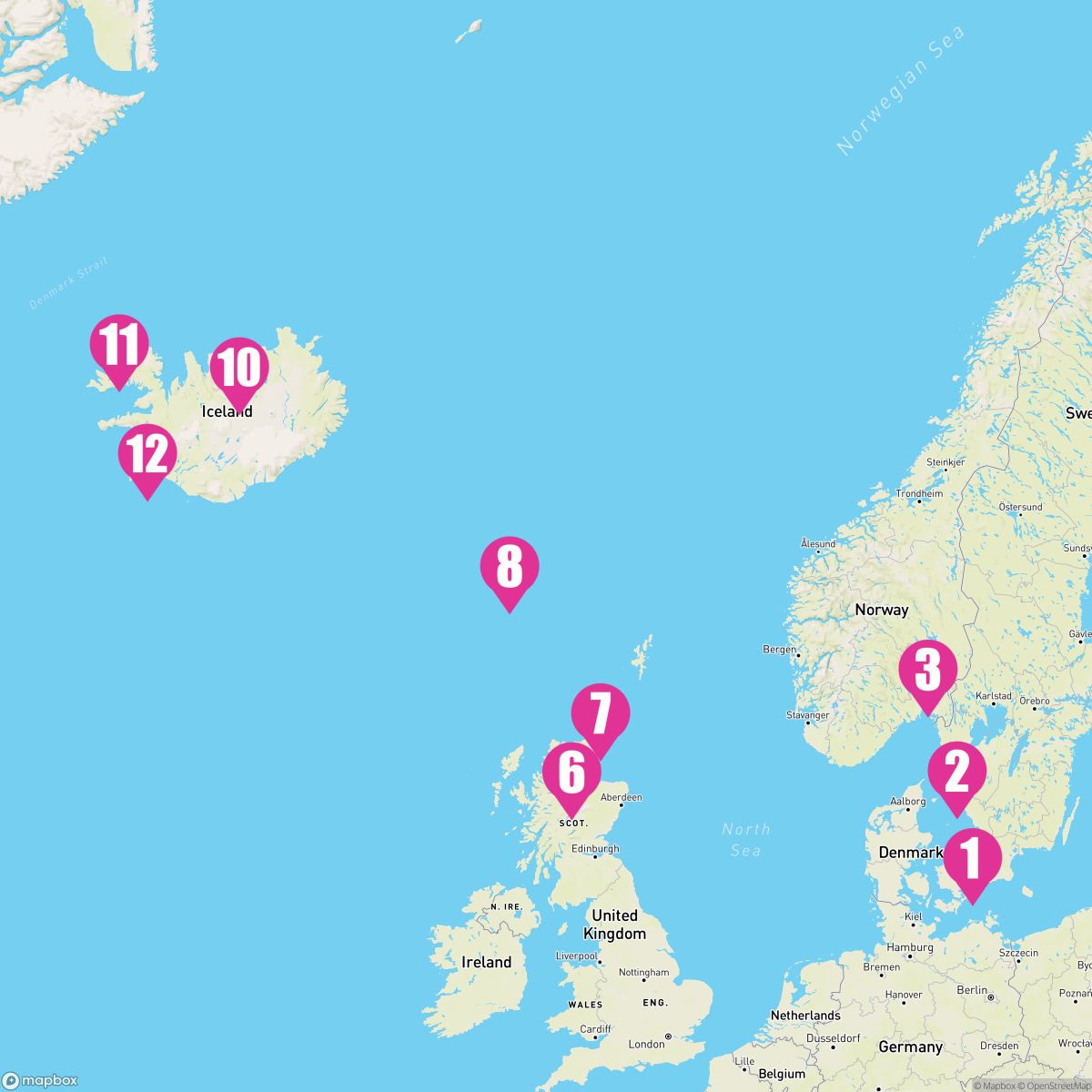 11 Night North Atlantic Frontiers (Copenhagen To Reykjavik)