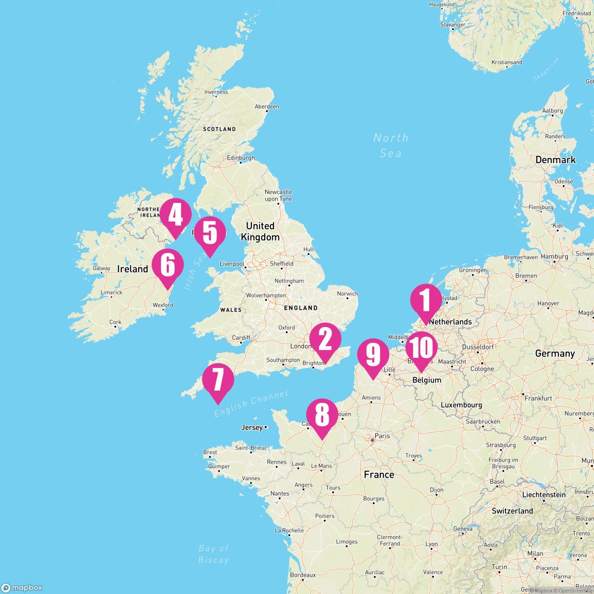 10 Night English Channel Charms (Amsterdam To Antwerp)