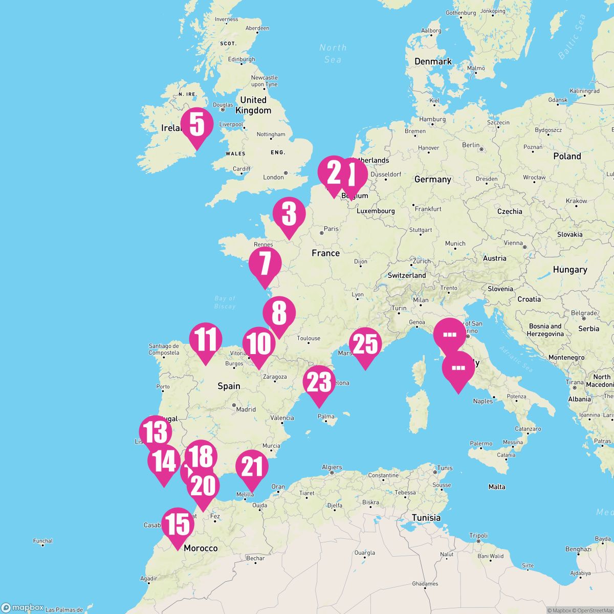 26 Night European & Exotic Medley (Antwerp To Rome)