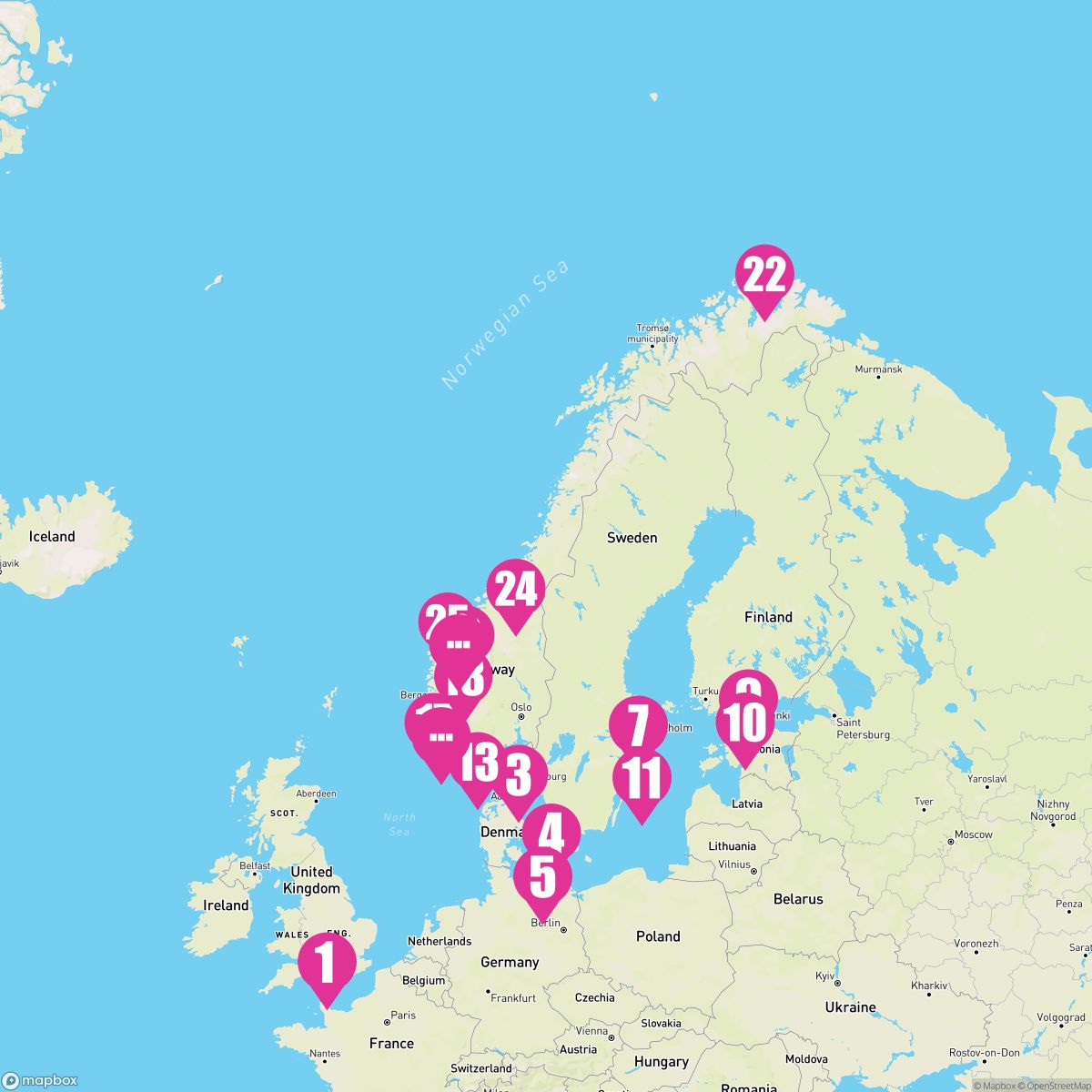 28 Night Scandinavia & Land Of The Midnight Sun (Southampton Roundtrip)