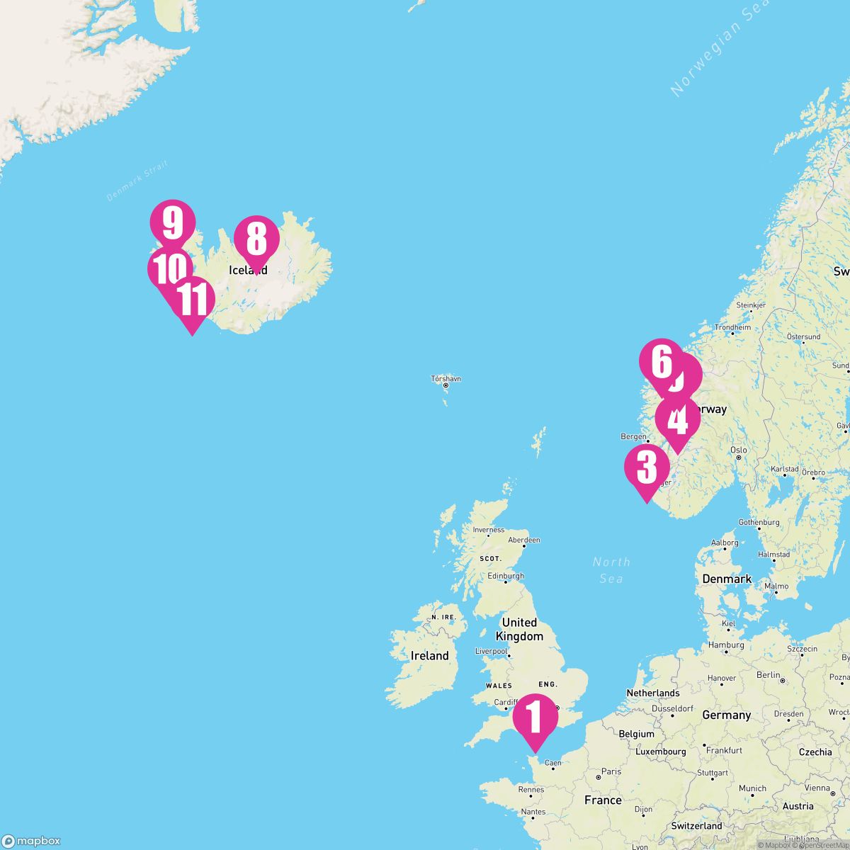 14 Night Iceland & Norway (Southampton Roundtrip)