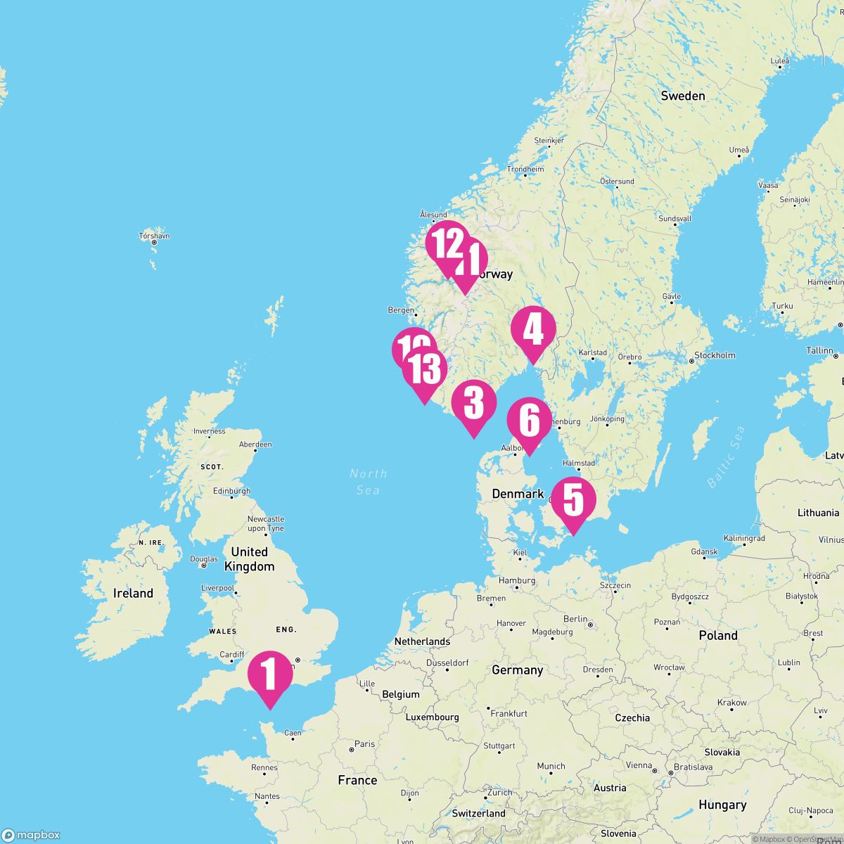 14 Night Scandinavia & Norwegian Fjords (Southampton Roundtrip)