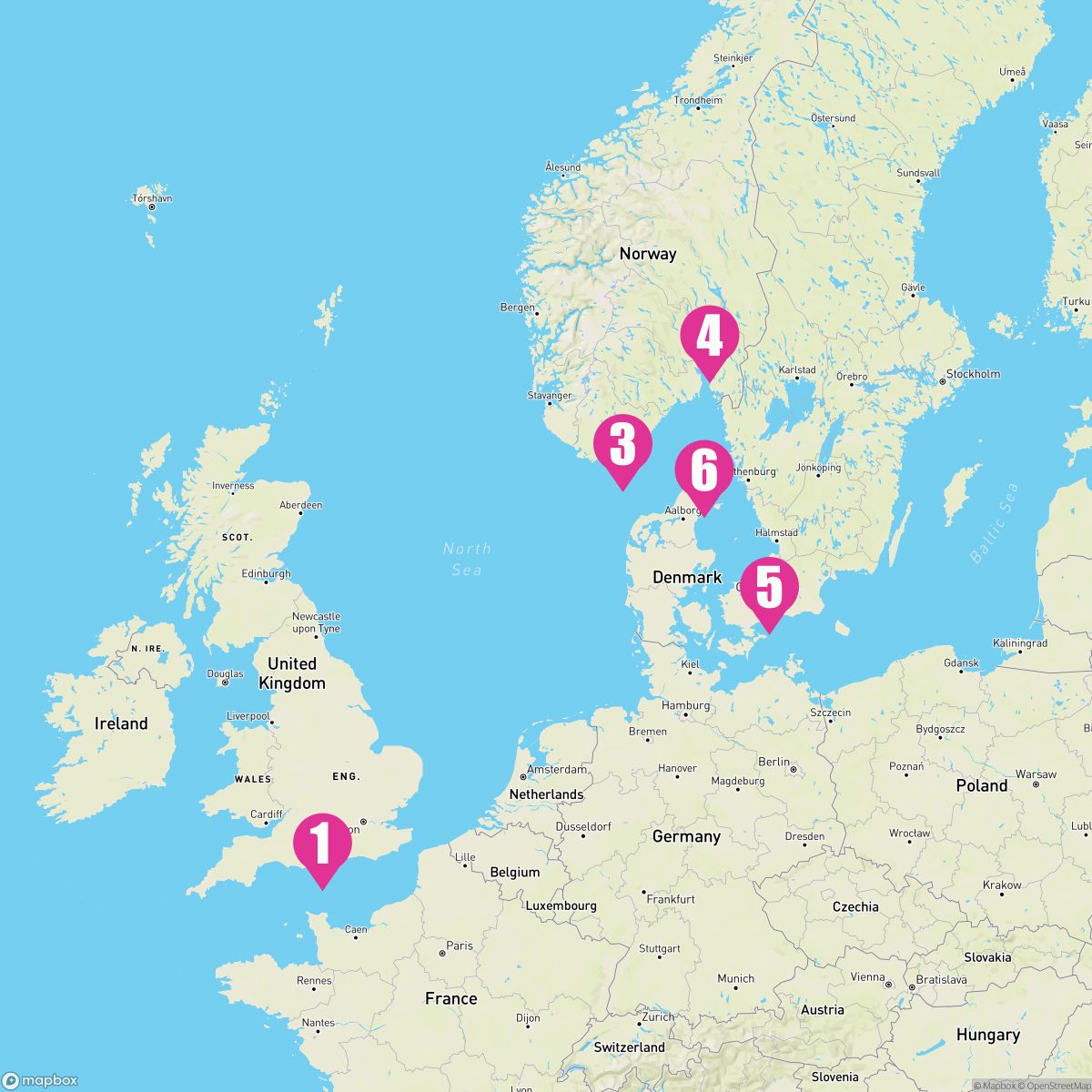 7 Night Scandinavia (Southampton Roundtrip)