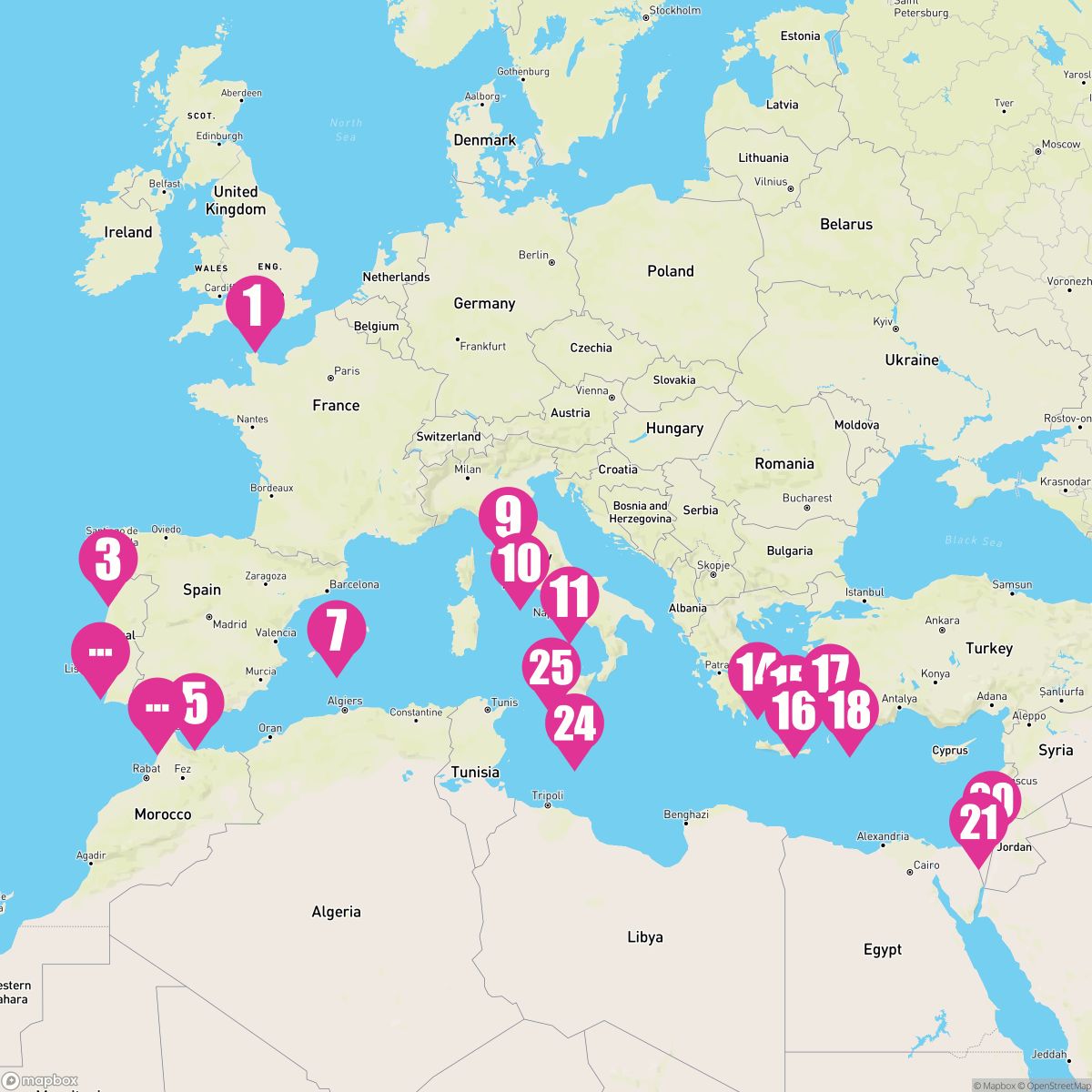 31 Night Mediterranean Marvel (Southampton Roundtrip)