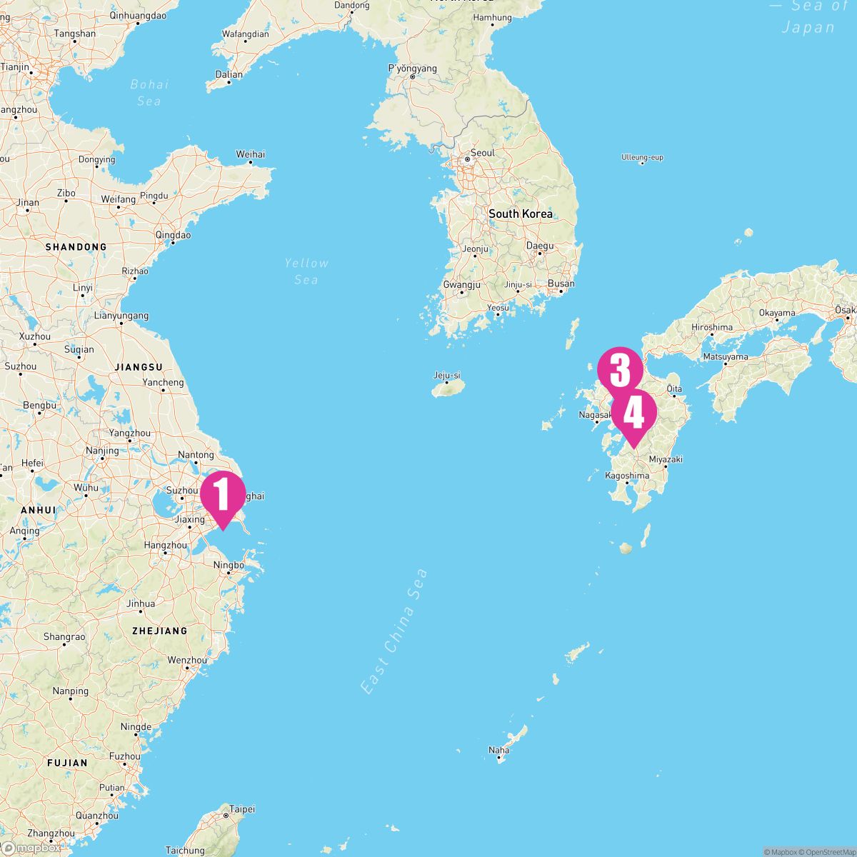 5 Night Fukuoka & Kumamoto (Shanghai Roundtrip)