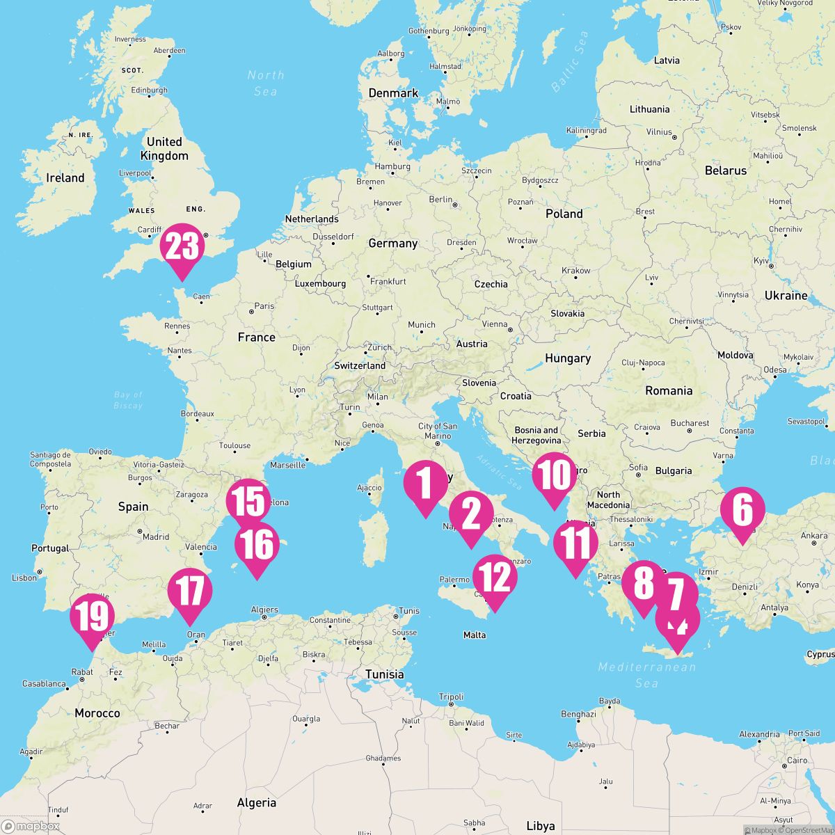 23 Night Grand European Explorer (Rome To Southampton)