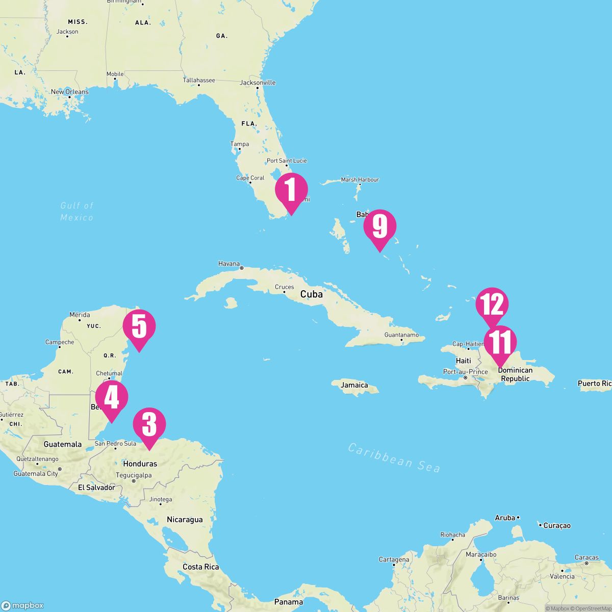 14 Night Caribbean East/West Adventurer (Ft. Lauderdale Roundtrip)