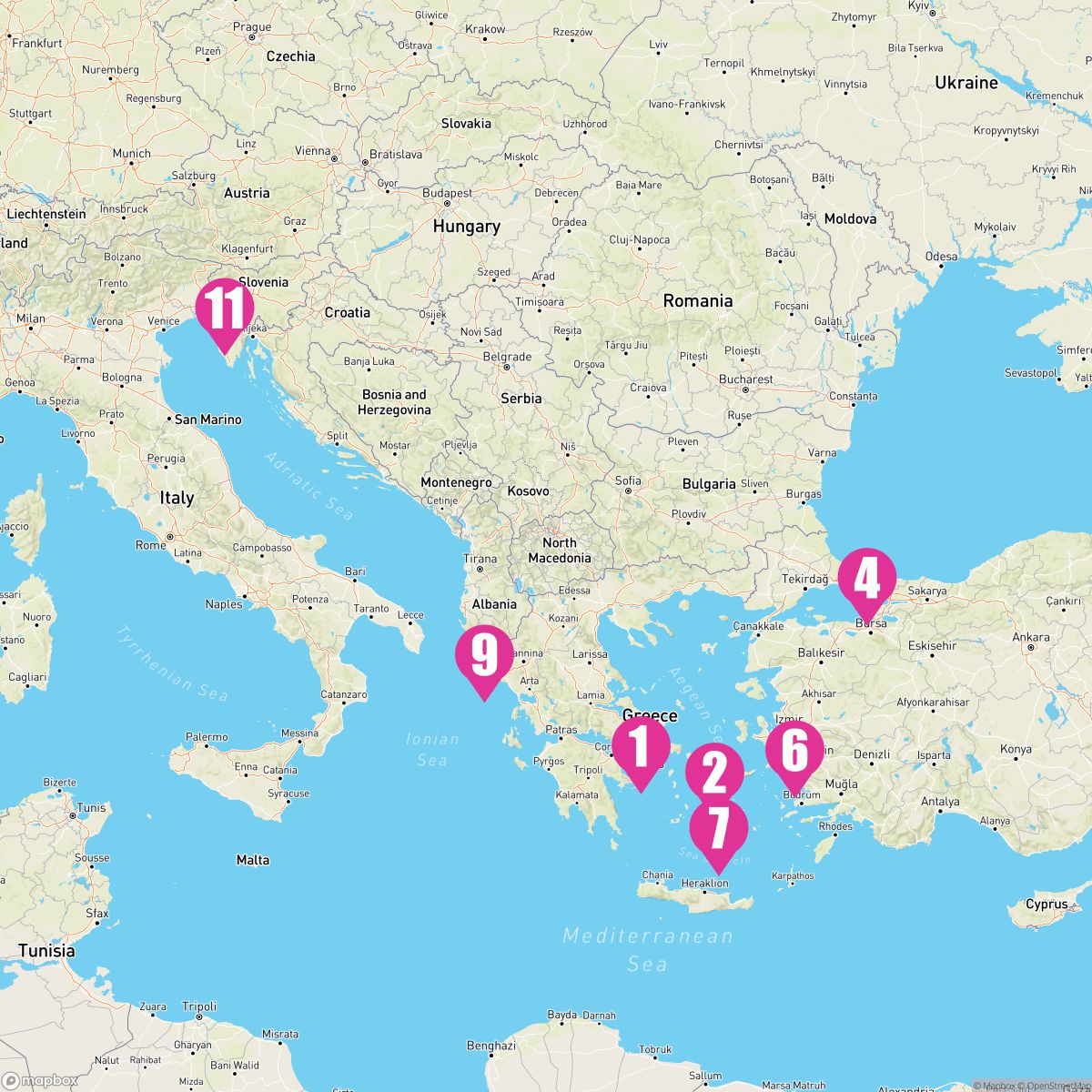 10 Night Adriatic & Aegean Seas (Athens To Trieste)