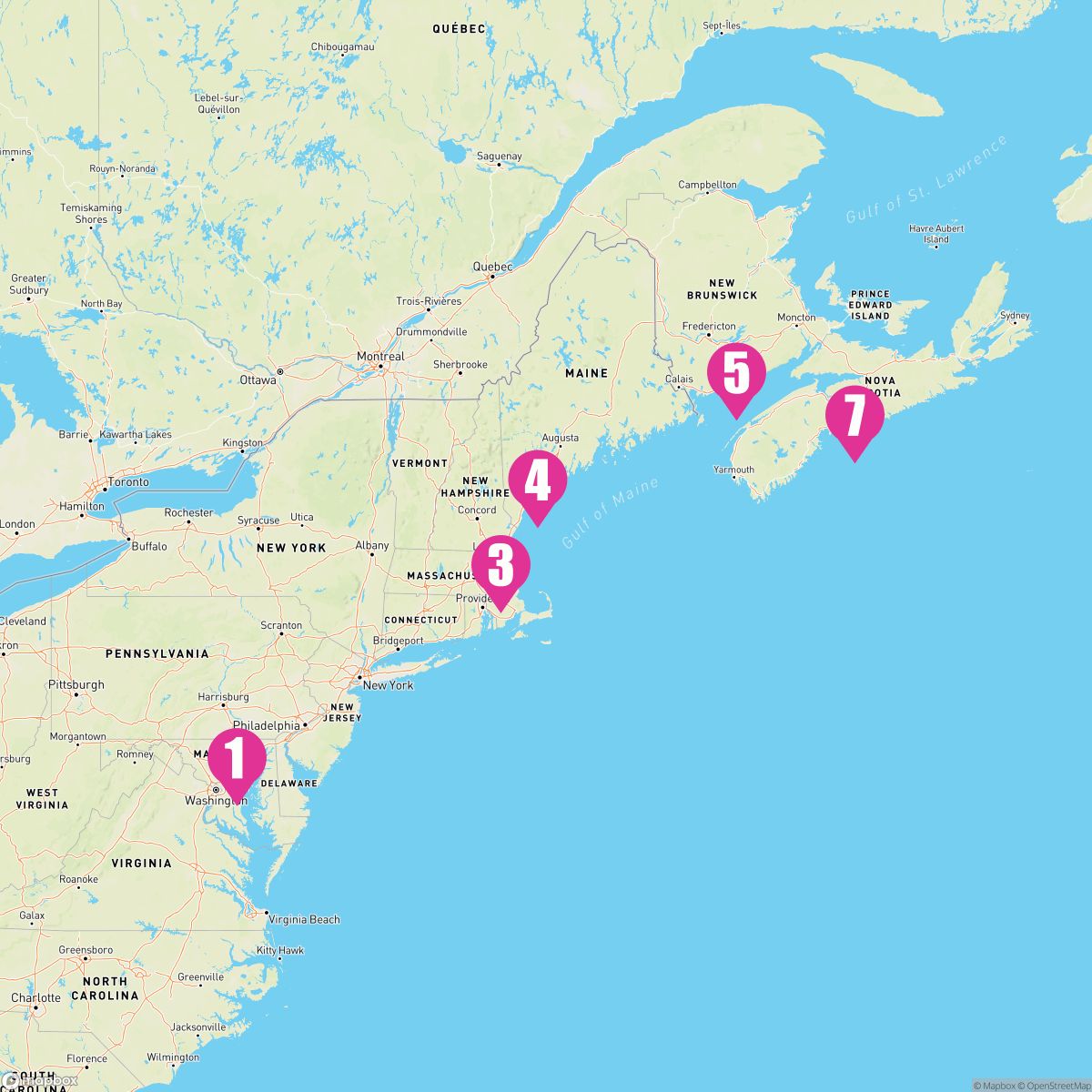 9 Night Canada & New England (Baltimore Roundtrip)