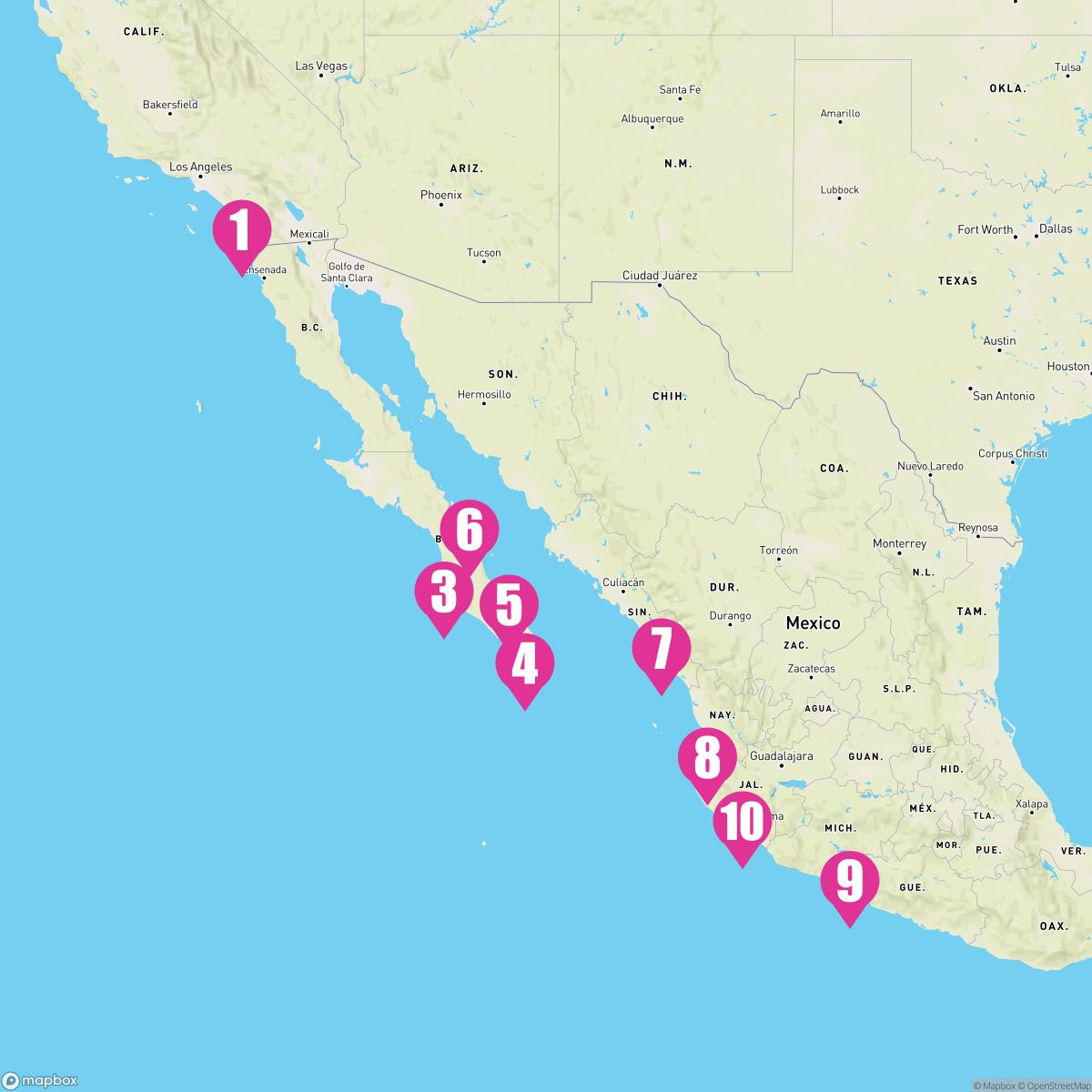 12 Night Mexico & Sea Of Cortez Holiday (San Diego Roundtrip)