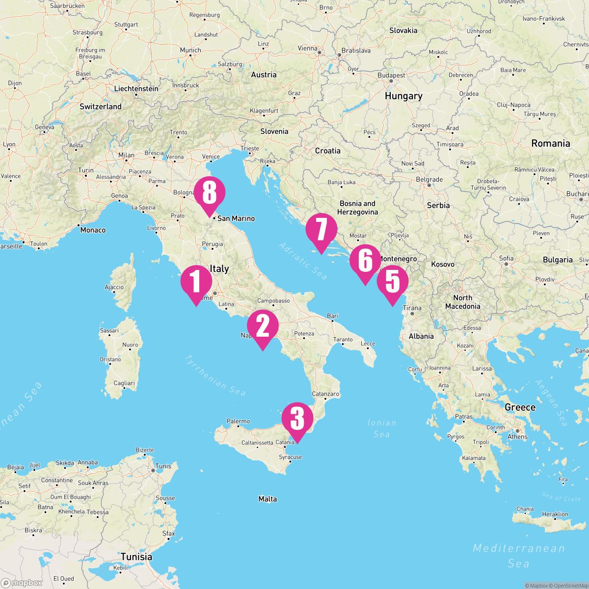 7 Night Italy & France (Rome To Barcelona)