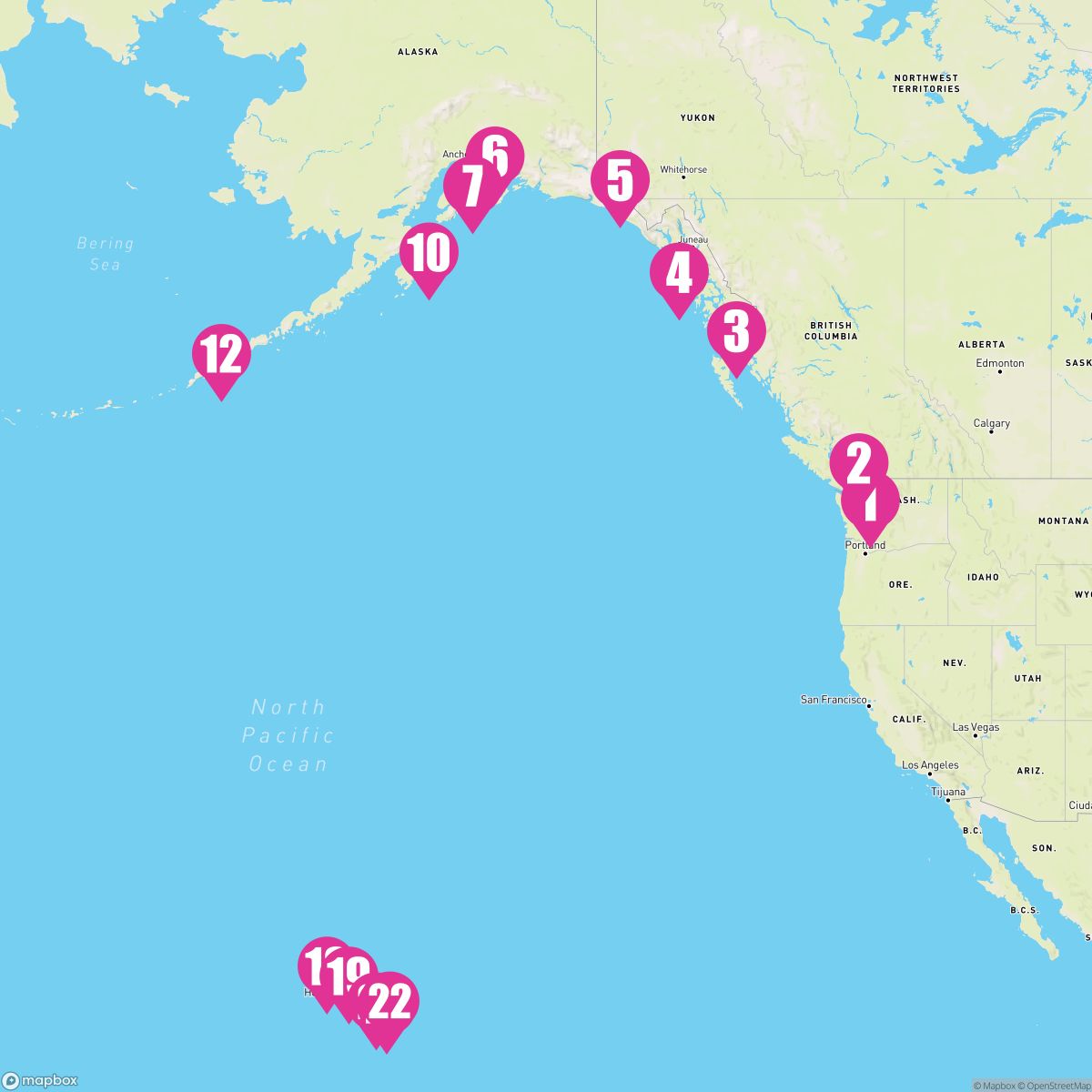 28 Night Glaciers & Volcanos: Alaska To Hawaii (Seattle Roundtrip)