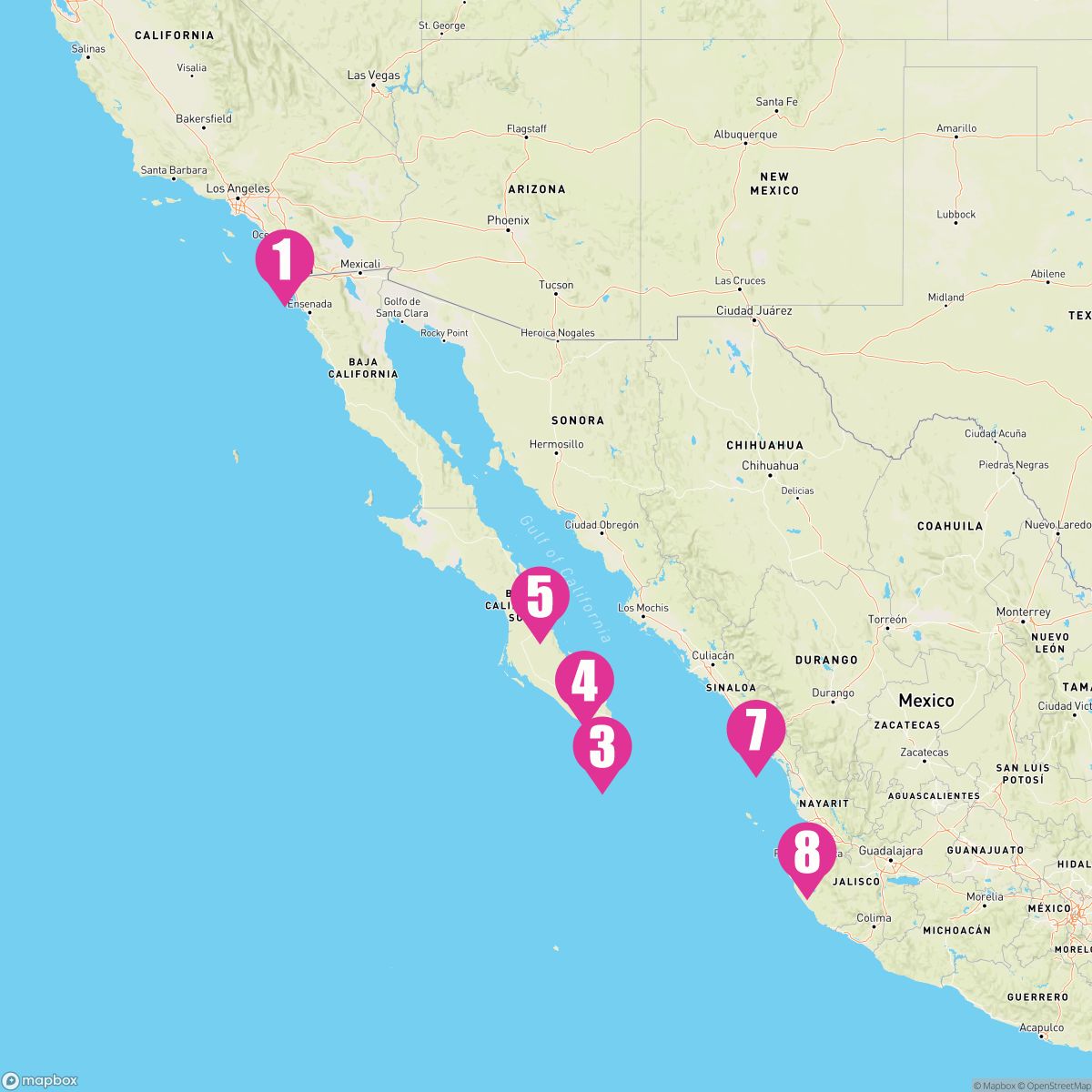 10 Night Mexican Riviera & Sea Of Cortez (San Diego Roundtrip)