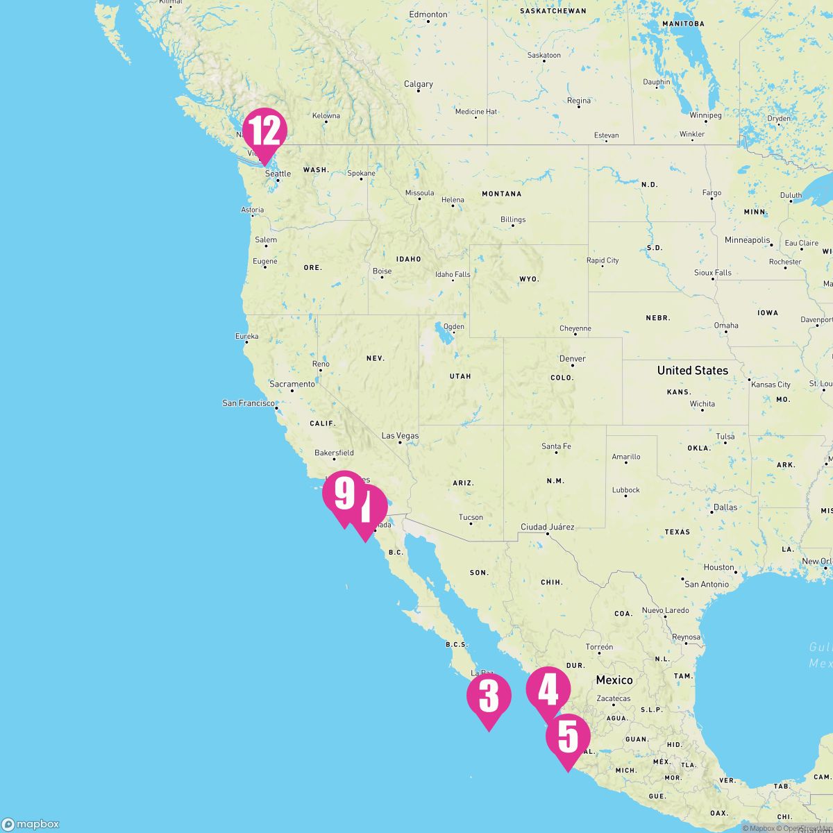 11 Night Mexican Riviera & Pacific Coast (San Diego To Vancouver)