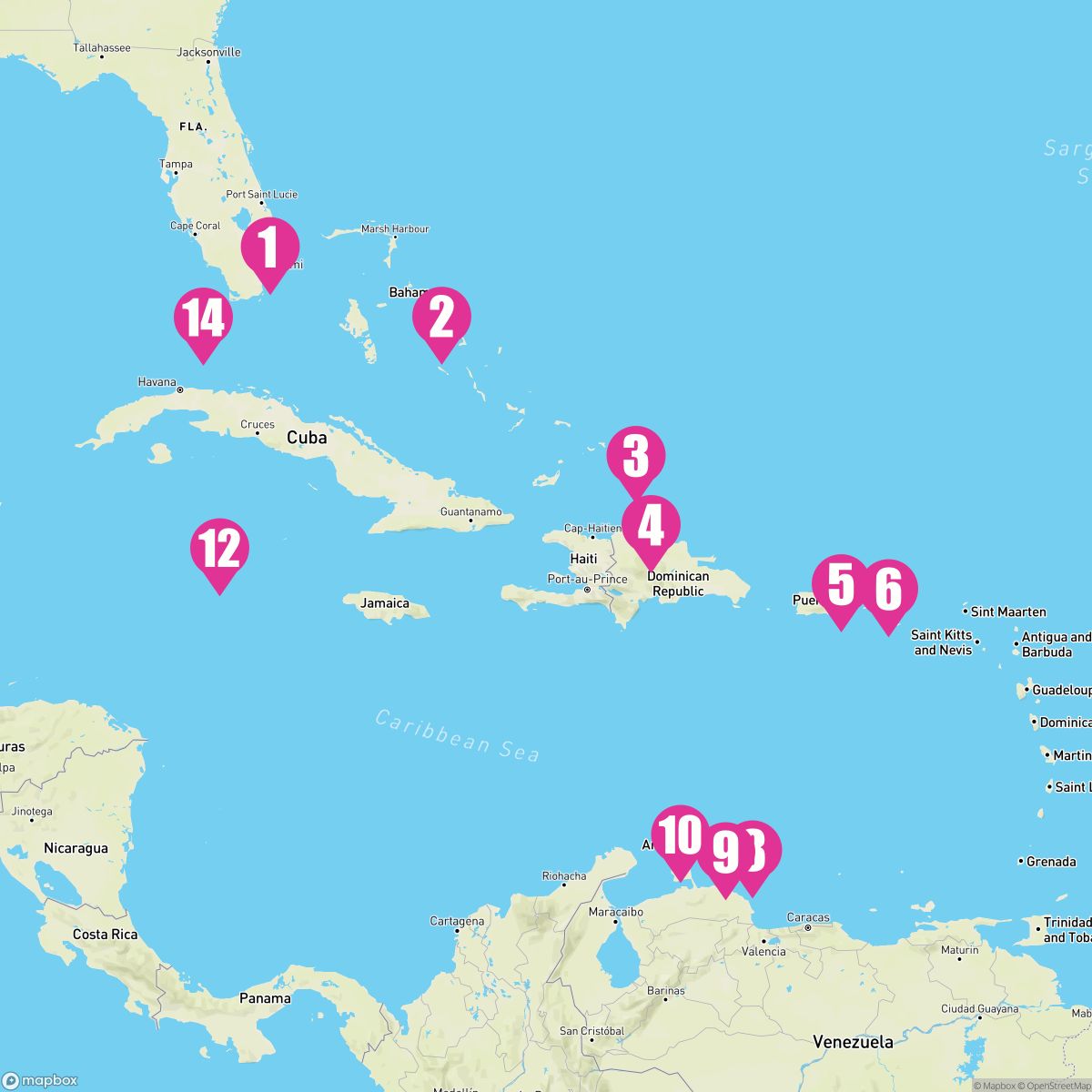 14 Night Southern Caribbean (Ft. Lauderdale Roundtrip)