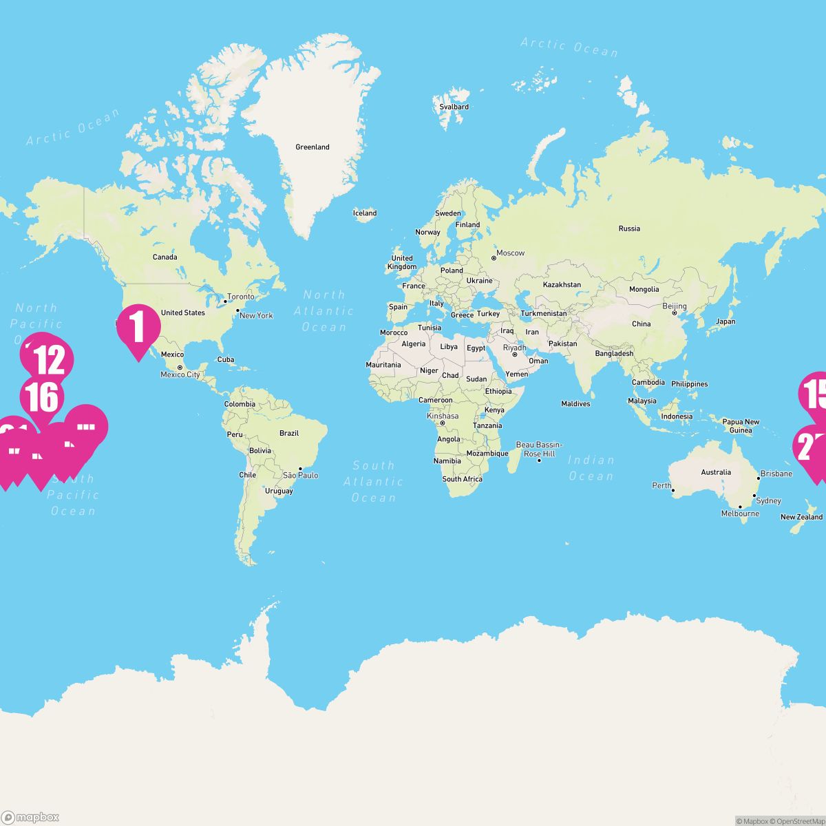 51 Night Legendary Voyage: Tales Of The South Pacific (San Diego Roundtrip)
