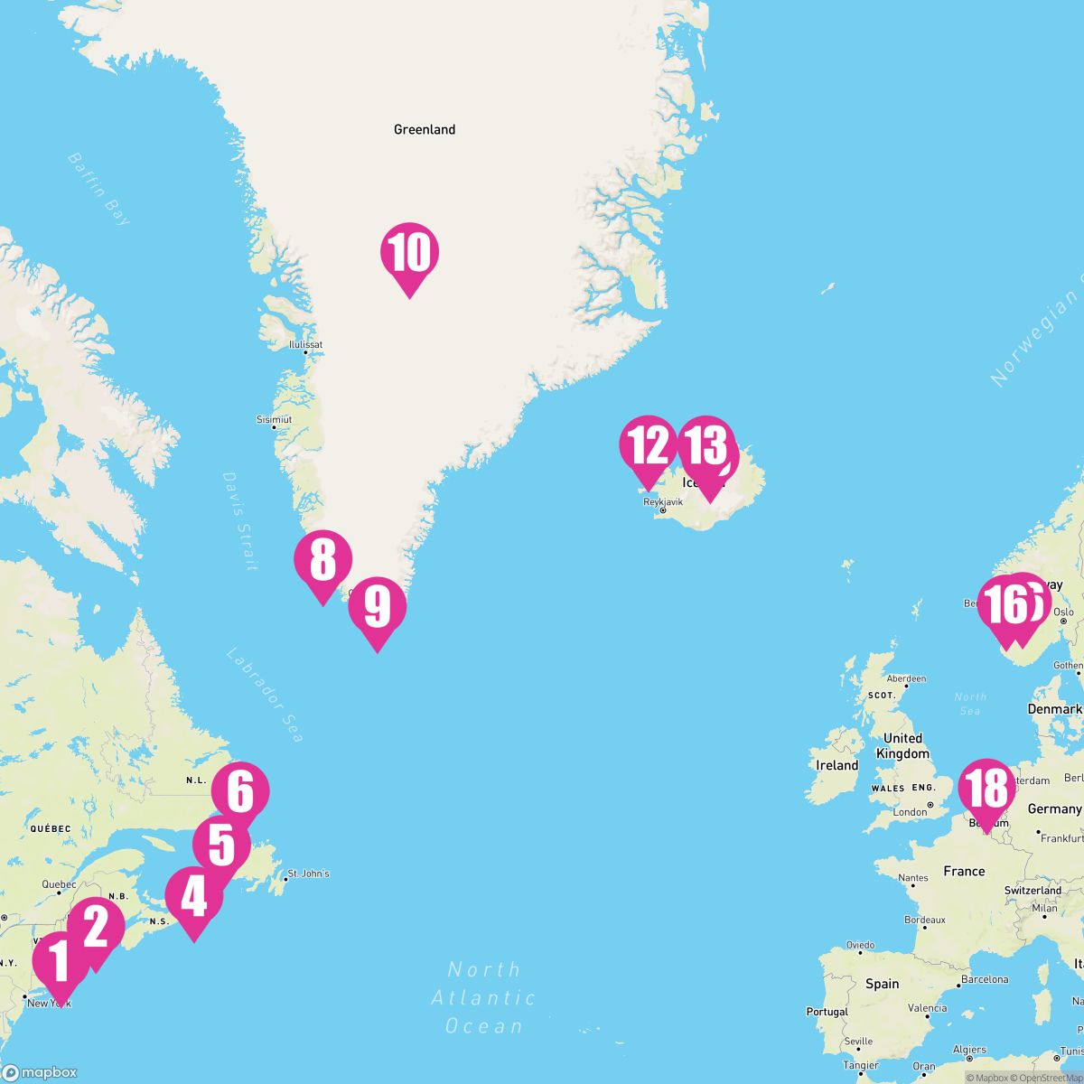 17 Night Voyage Of The Vikings (Boston To Rotterdam)