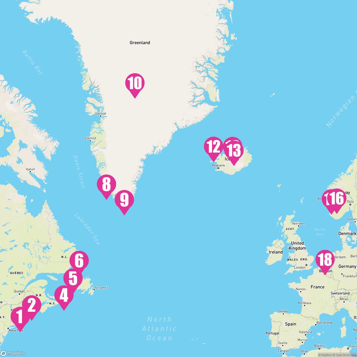 17 Night Voyage Of The Vikings (Boston To Rotterdam)