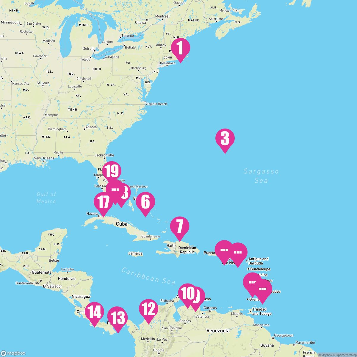 35 Night Perfect Caribbean Escape & Southern Caribbean (Boston To Ft. Lauderdale)