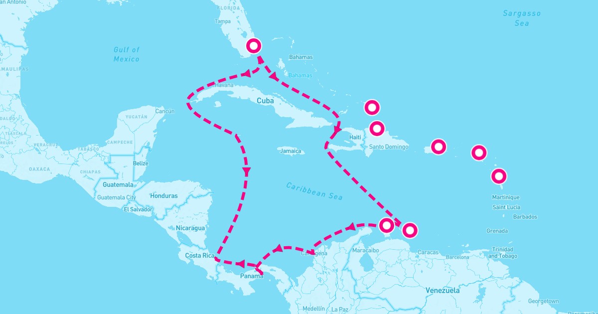 Caribbean Princess March 5 2026 12 Night Cruise From 1 029 Caribbean Princess 2026 03 05 12 Nights 1200 630 