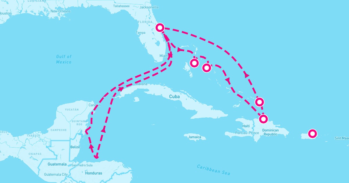 Caribbean Princess Jun 28, 2026 — 14-Night Port Canaveral Cruise from ...