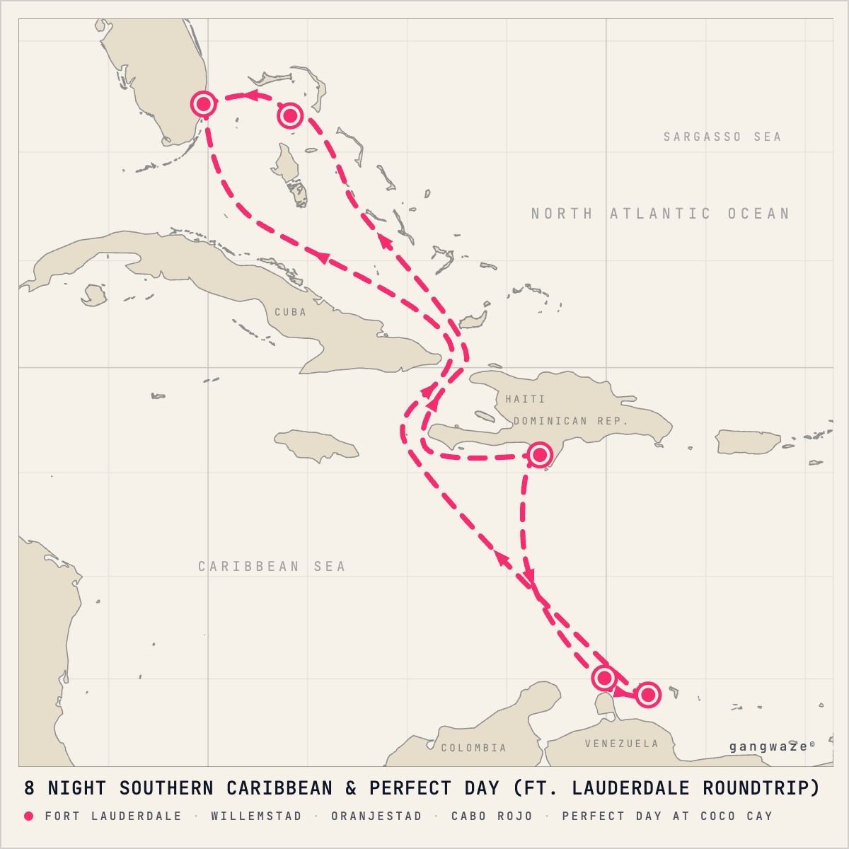 Legend of the Seas Jan 9, 2027: 8-Night Cruise from $1,832