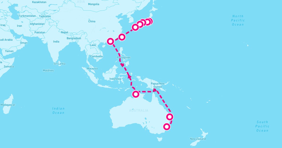 Royal Princess Apr 6, 2024 — 21-Night Sydney Cruise from $1,568