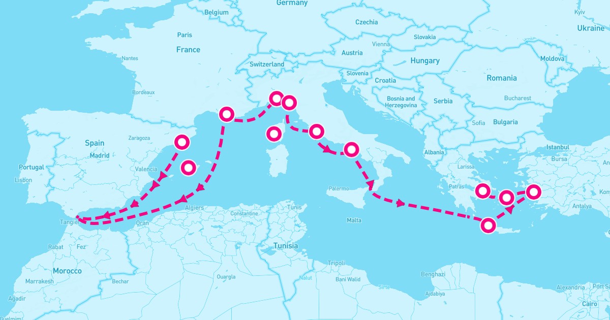 Sun Princess June 6, 2026 — 14-Night Barcelona Cruise