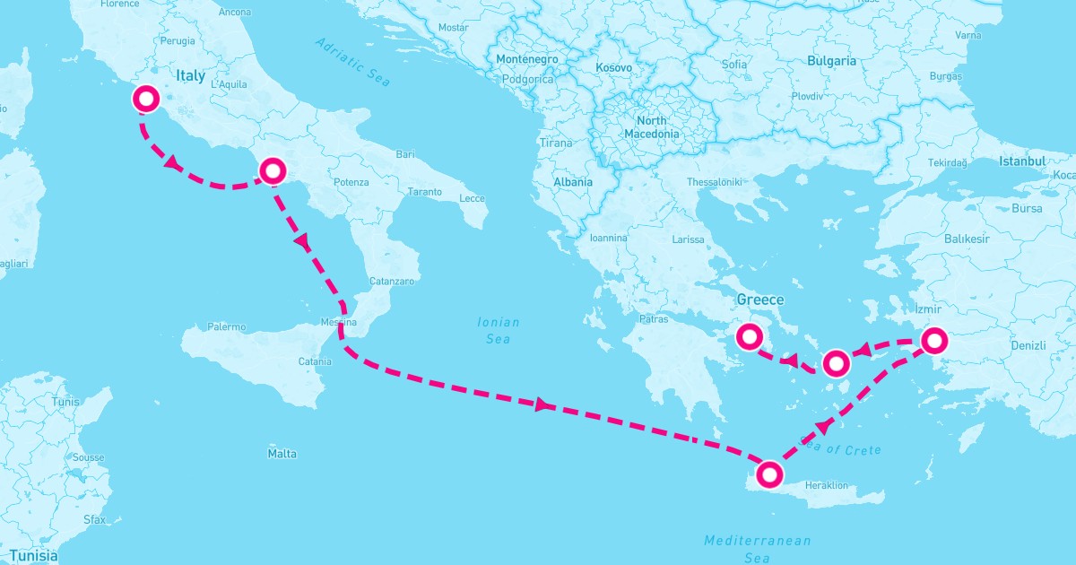 Sun Princess Jun 13, 2026 — 7-Night Civitavecchia Cruise from $1,189
