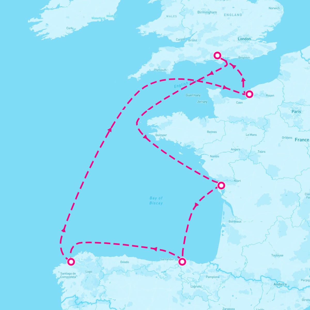 7 Night Spain & France (Southampton Roundtrip)