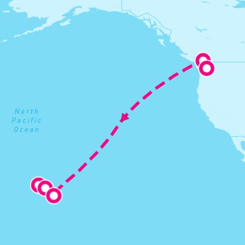 12 Night Hawaii (Vancouver To Honolulu)