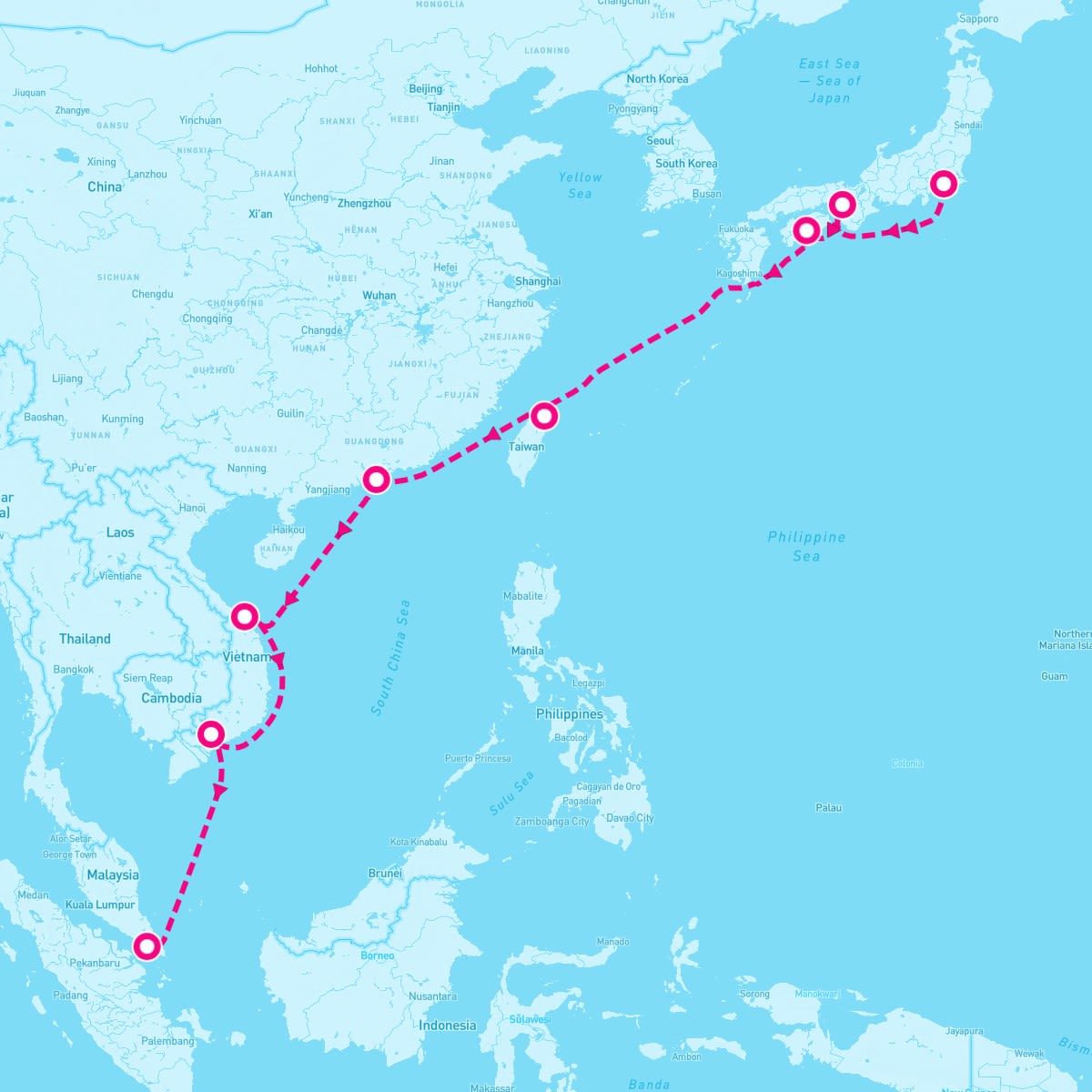 15 Night Asia Intensive (Tokyo To Singapore)