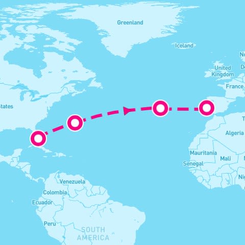 12 Night Transatlantic: Bermuda The Azores & Lisbon (Miami To Lisbon)