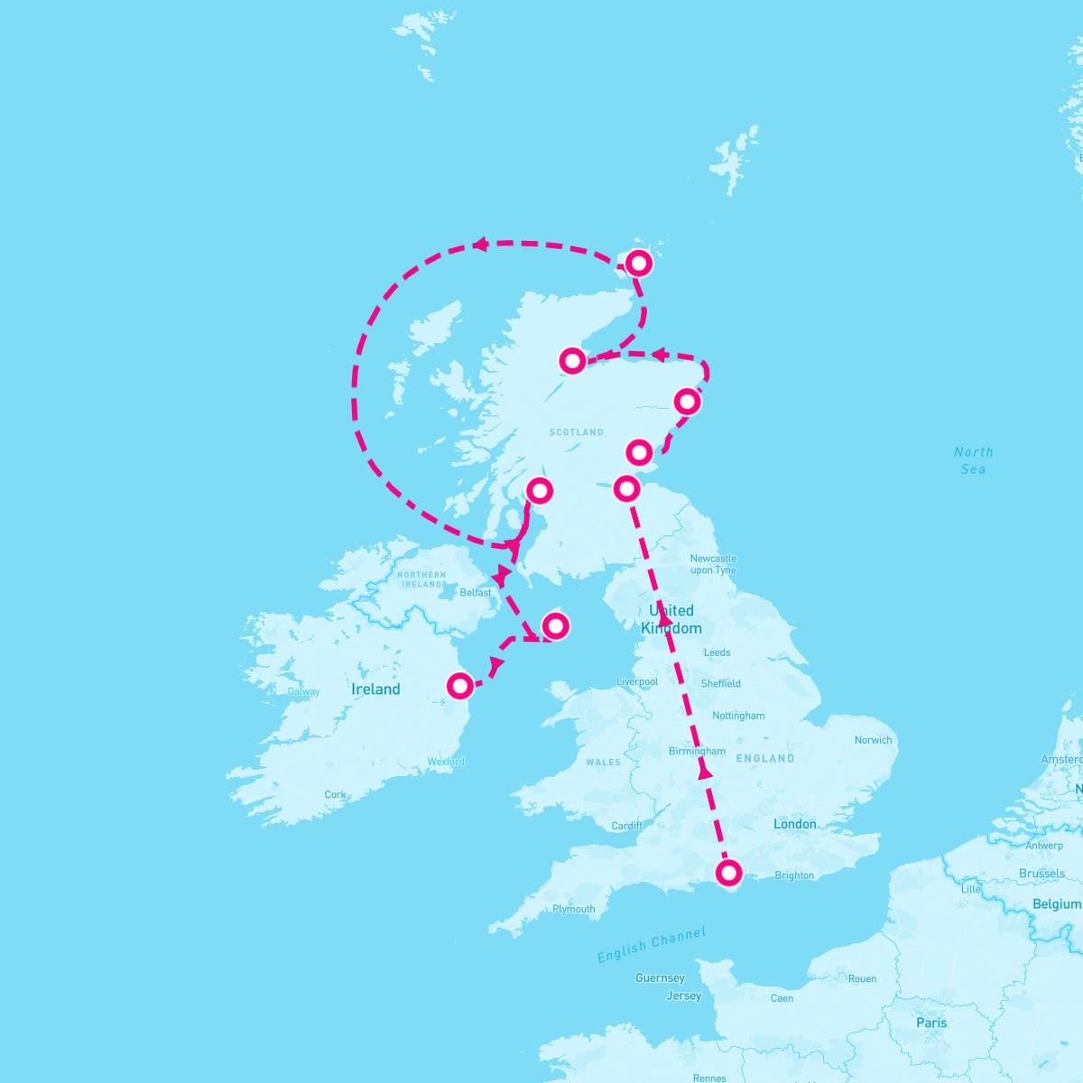 11 Night Scotland Intensive (Portsmouth To Dublin)