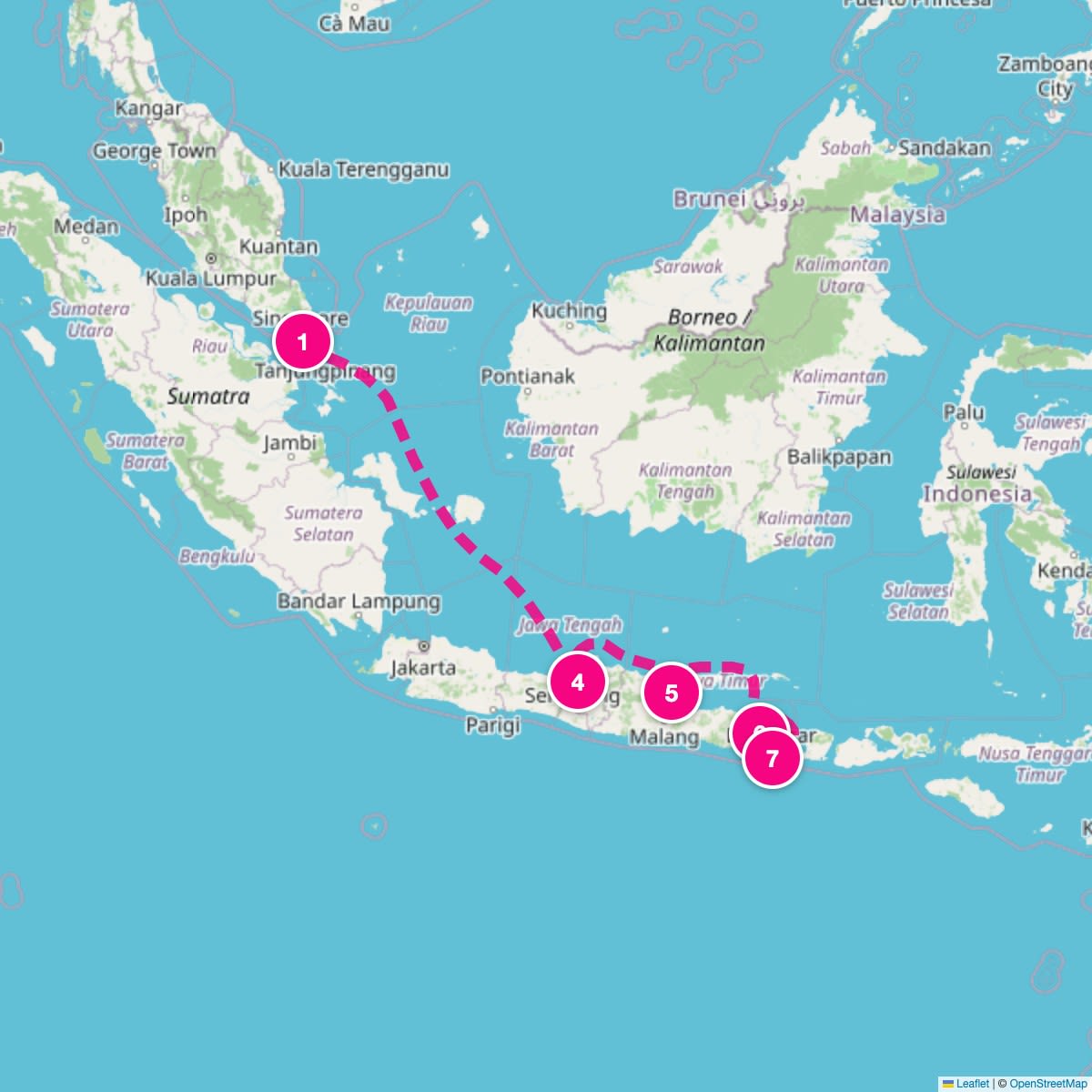 Azamara Pursuit itinerary map for November 14, 2026 (6 nights)
