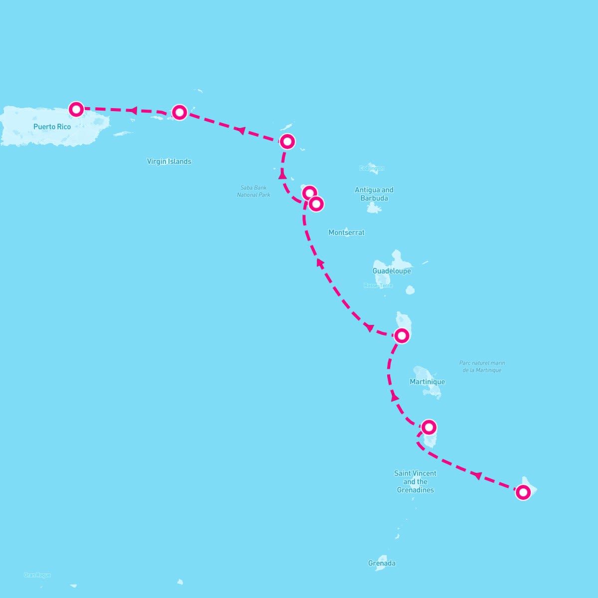 Azamara Quest itinerary map for November 29, 2025 (7 nights)