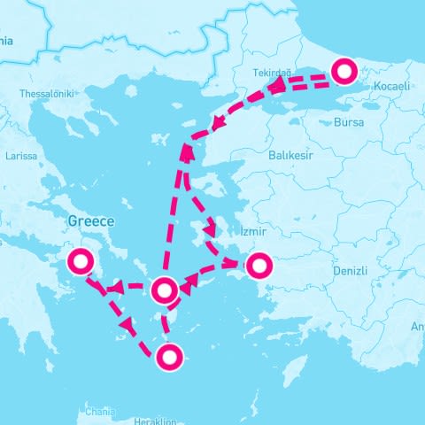 7 Night Greek Isles & Turkey (Athens Roundtrip)