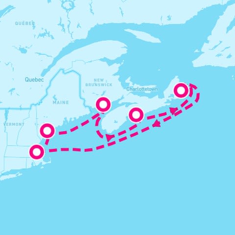 7 Night Canada (Boston Roundtrip)