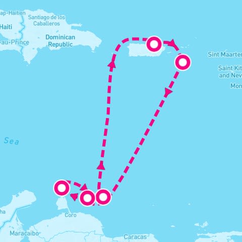 7 Night Southern Caribbean Holiday (San Juan Roundtrip)