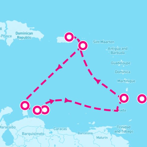 10 Night Southern Caribbean (San Juan Roundtrip)