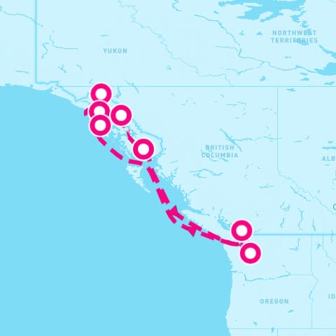 8 Night Seattle To Alaska & British Columbia (Seattle To Vancouver)